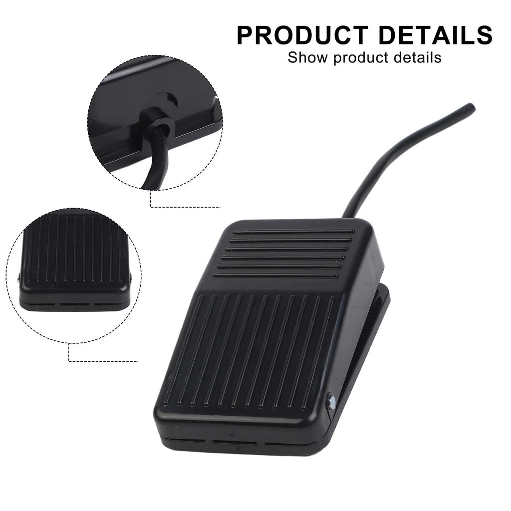 Foot Pedal Switch 10A 250V SPDT for Machine Use