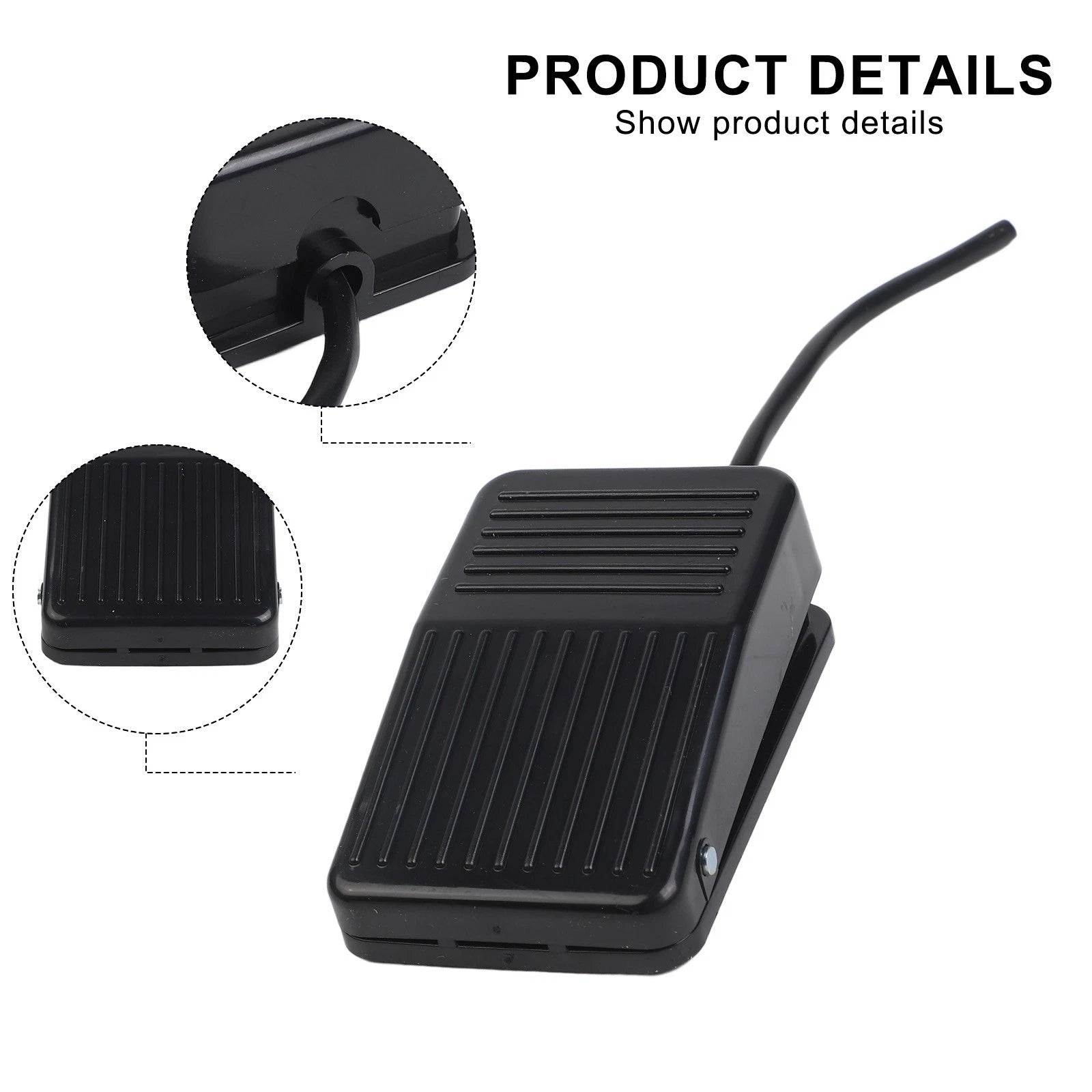 Foot Pedal Switch 10A 250V SPDT for Machine Use