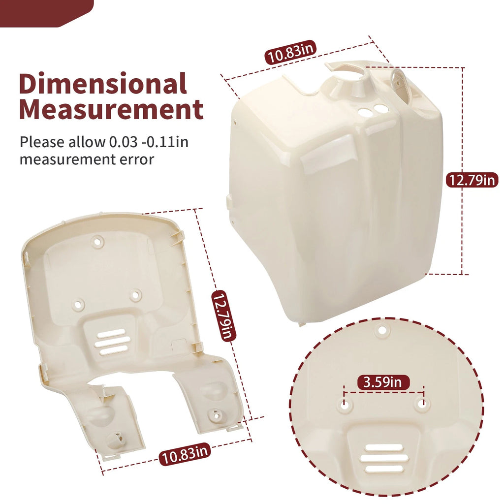 Front Inner Cover Set for Honda Ruckus 50 (2003–2024) - Beige