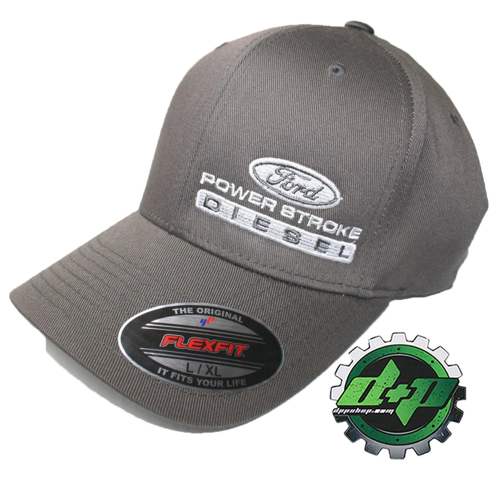 Powerstroke Hat for Ford (Fitted Flex Fit Charcoal L/XL)