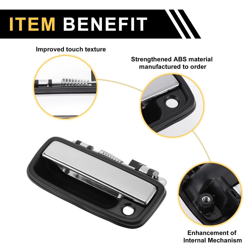 Front Left Exterior Door Handle for Toyota Tacoma (1995–2004) No. 6922035030