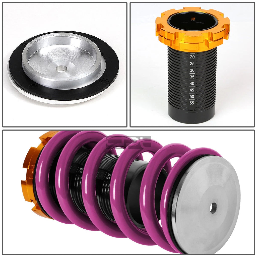 Coilover Suspension Kit for Honda Civic EG EK DC (1988–2000) - Black/Purple
