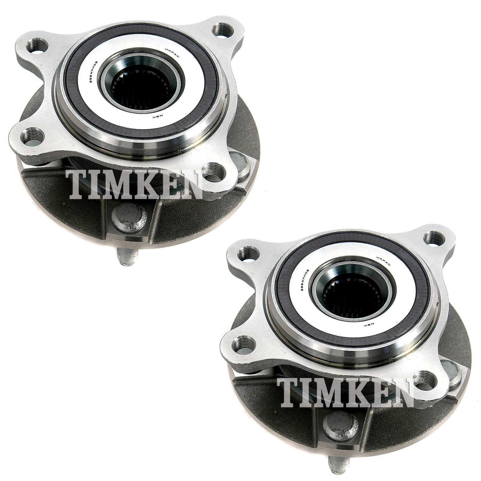 Set of 2 Timken Wheel Bearing & Hub Kits for Lexus RC350 (2015–2017)