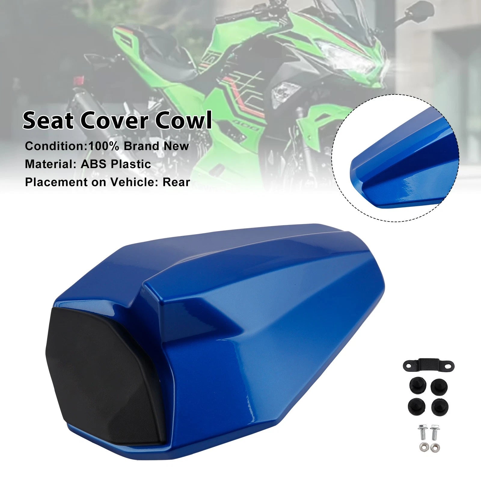 Racing Tail Rear Seat Fairing Cowl for Kawasaki ZX25R ZX4R ZX4RR (2020–2025)
