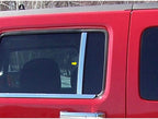 2pc. Luxury FX Stainless Steel Rear Door Pillar Posts for 2006-2009 Hummer H3