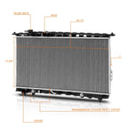 Aluminum Core Cooling Radiator for Amanti 2004–2006 3.5L V6 DPI-2790