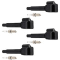 Ignition Coils & Iridium Plugs for Volkswagen GTI Golf R Jetta GLI Passat (1.8L 2.0L)