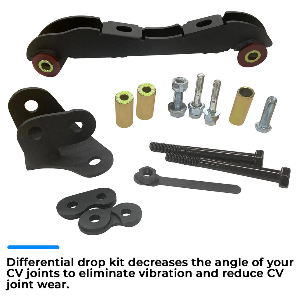 2-4" Differential Drop Lift Kit for GMC Chevy K1500 K2500 4WD (1988–1999)