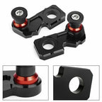 CNC Chain Adjuster Block with Stand Spool for Honda CB650F CBR650F (2014–2018) Red