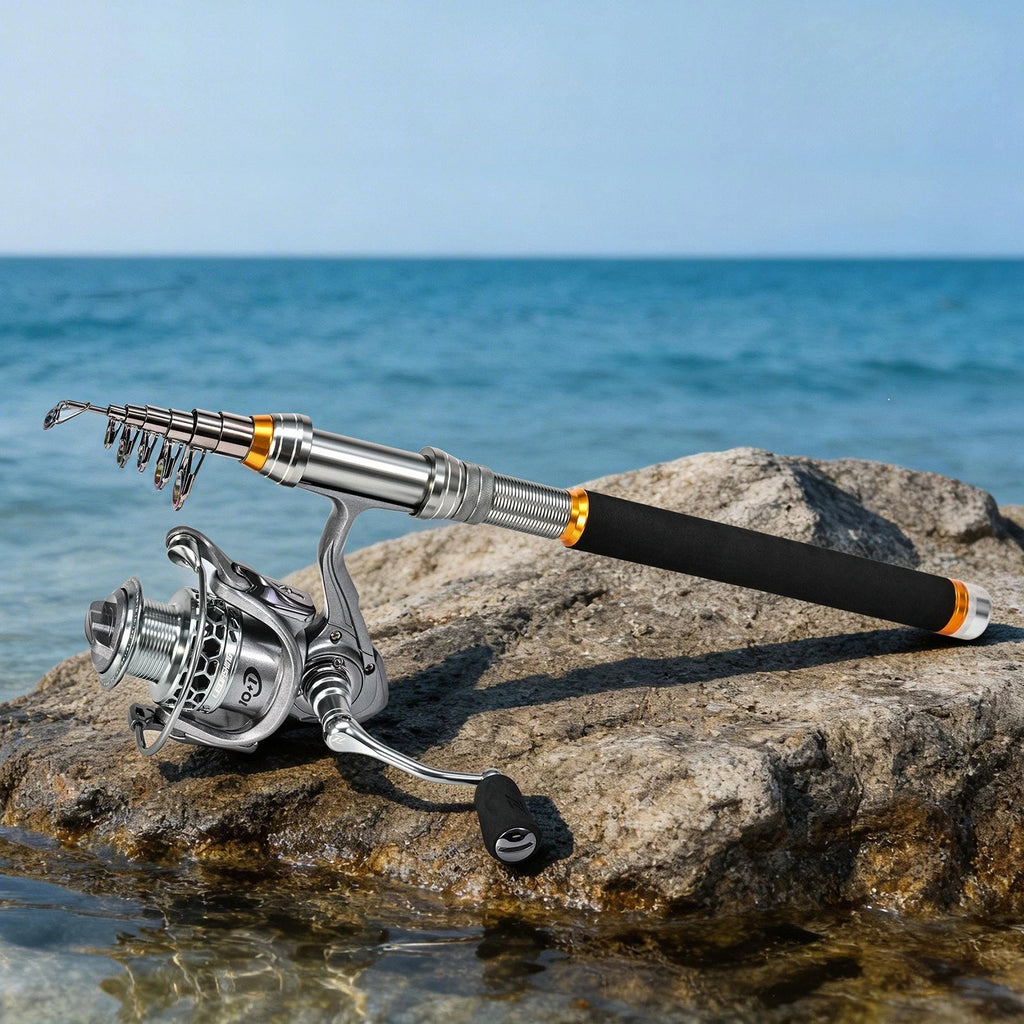 Telescopic Saltwater Surf Rod 1.8/2.1/2.4/2.7m for Shore Rock Boat Use