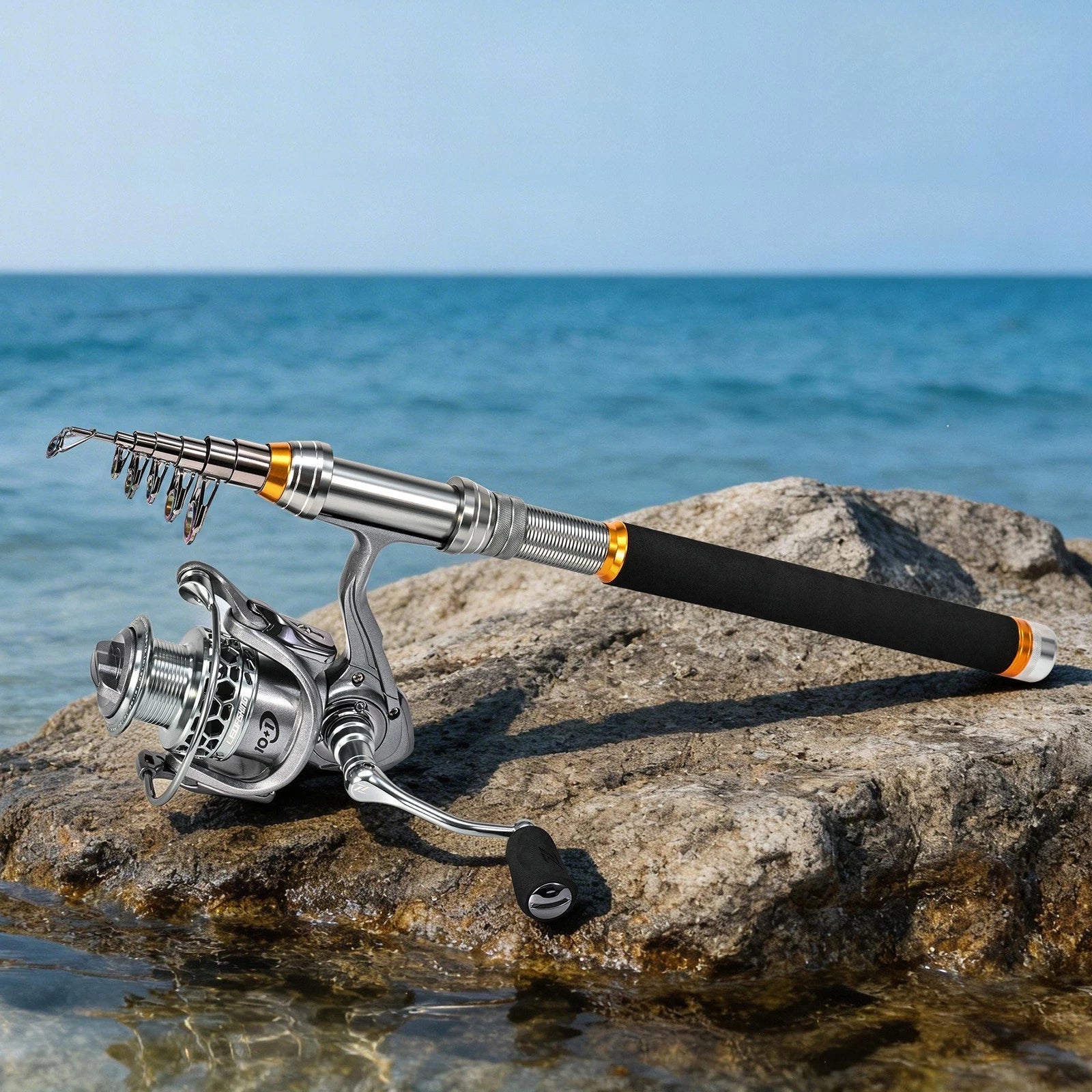Telescopic Saltwater Surf Rod 1.8/2.1/2.4/2.7m for Shore Rock Boat Use
