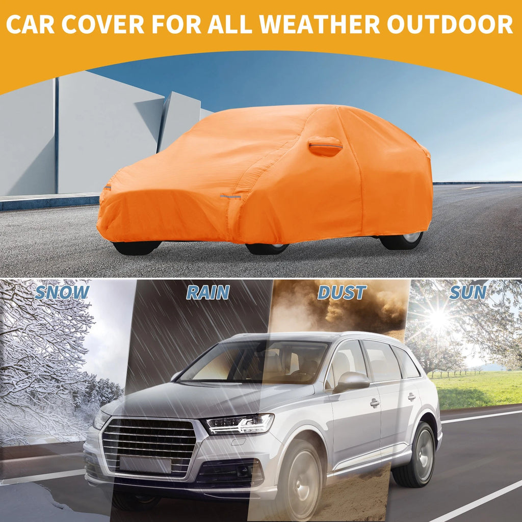 Waterproof Car Cover for Kia EV6 (2021–2023) 210D-PU with Zipper