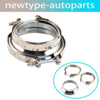Set of 4 Steel Exhaust V-Band Flange Reducer Adapter 3.0" ID