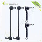 2X Stabilizer Sway Bar Link & 2X Outer Tie Rod Link for Chevy Malibu & Pontiac G6 (2004–2010)