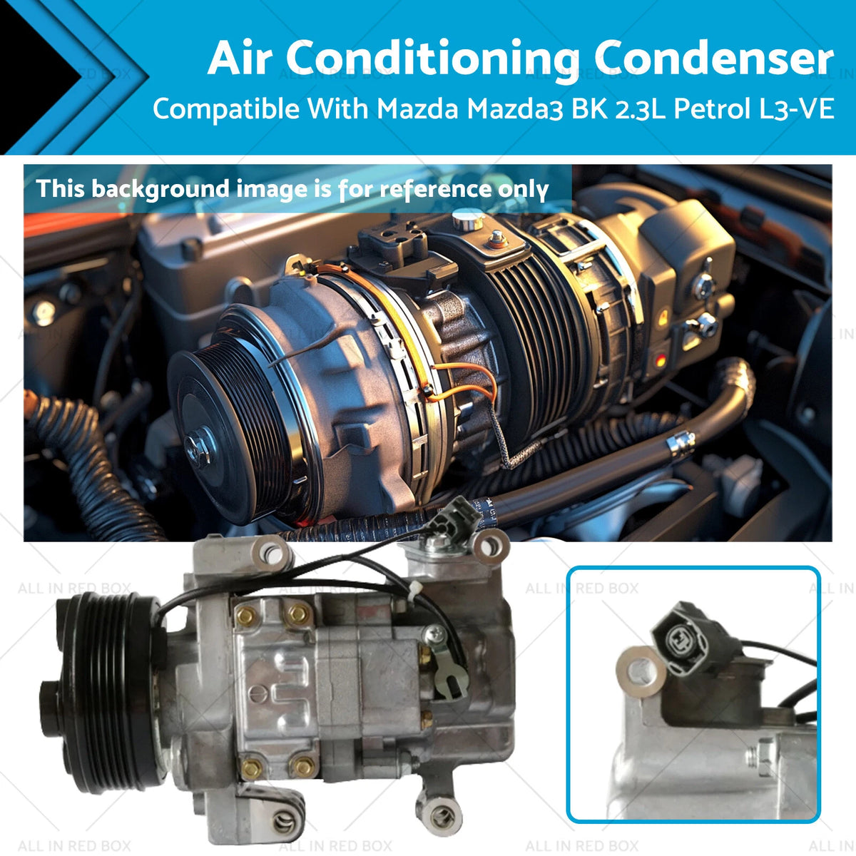 AC Compressor for Mazda Mazda3 BK (2003–2009) L3-VE