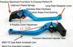 Long Brake Clutch Levers for Ducati 999 749 1198/S/R 1098 S4RS Aprilia RSV T9