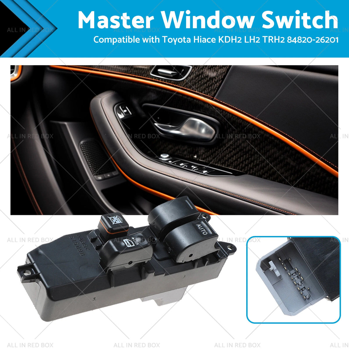 Master Window Switch for Toyota Hiace KDH2 (2005–2019) 84820-26201