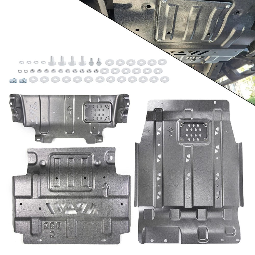 Underbody Steel Full Skid Plate Kit for Ford F150 (2015–2022)