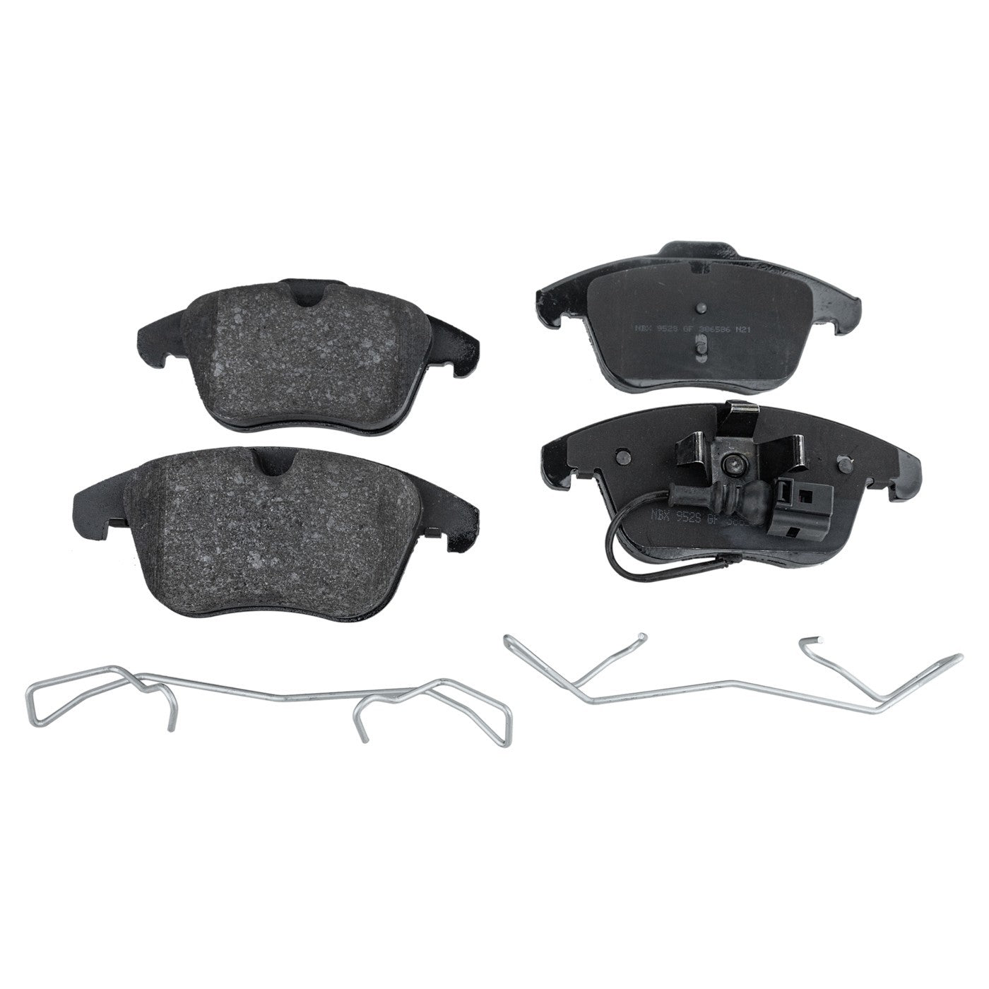 Set of 4 NAO Brake Pads for Volkswagen Passat (2014–2021)