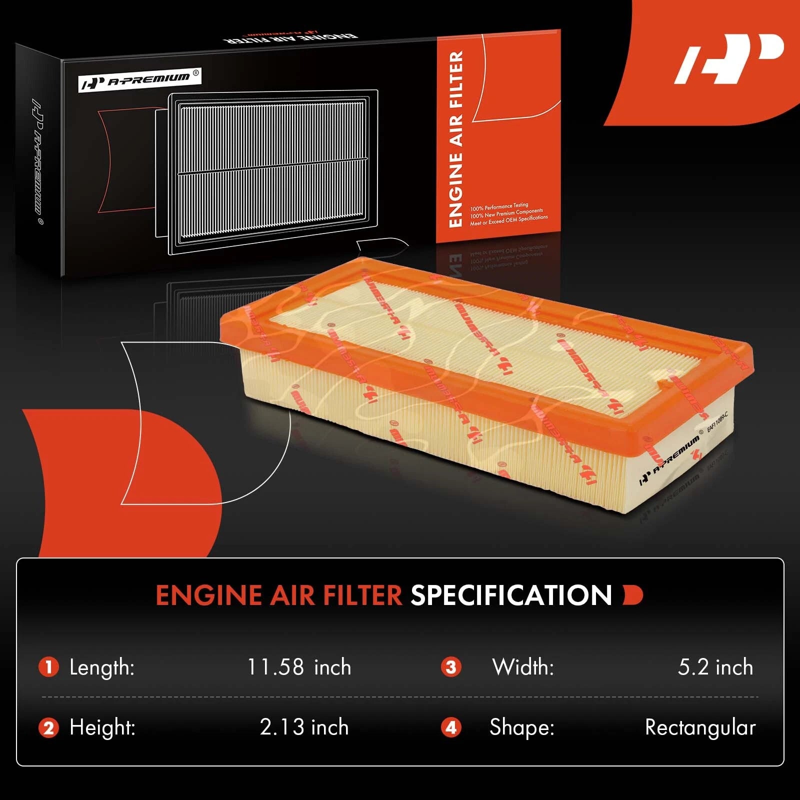 Engine Air Filter for Mercedes-Benz GLE580 (2020-2023)