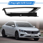 1 Pc Fog Light Grill for Volkswagen Passat (2012–2019) Black