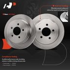 Rear Disc Brake Rotor & Ceramic Pad Set for Ford Explorer Sport Trac (2003–2005)