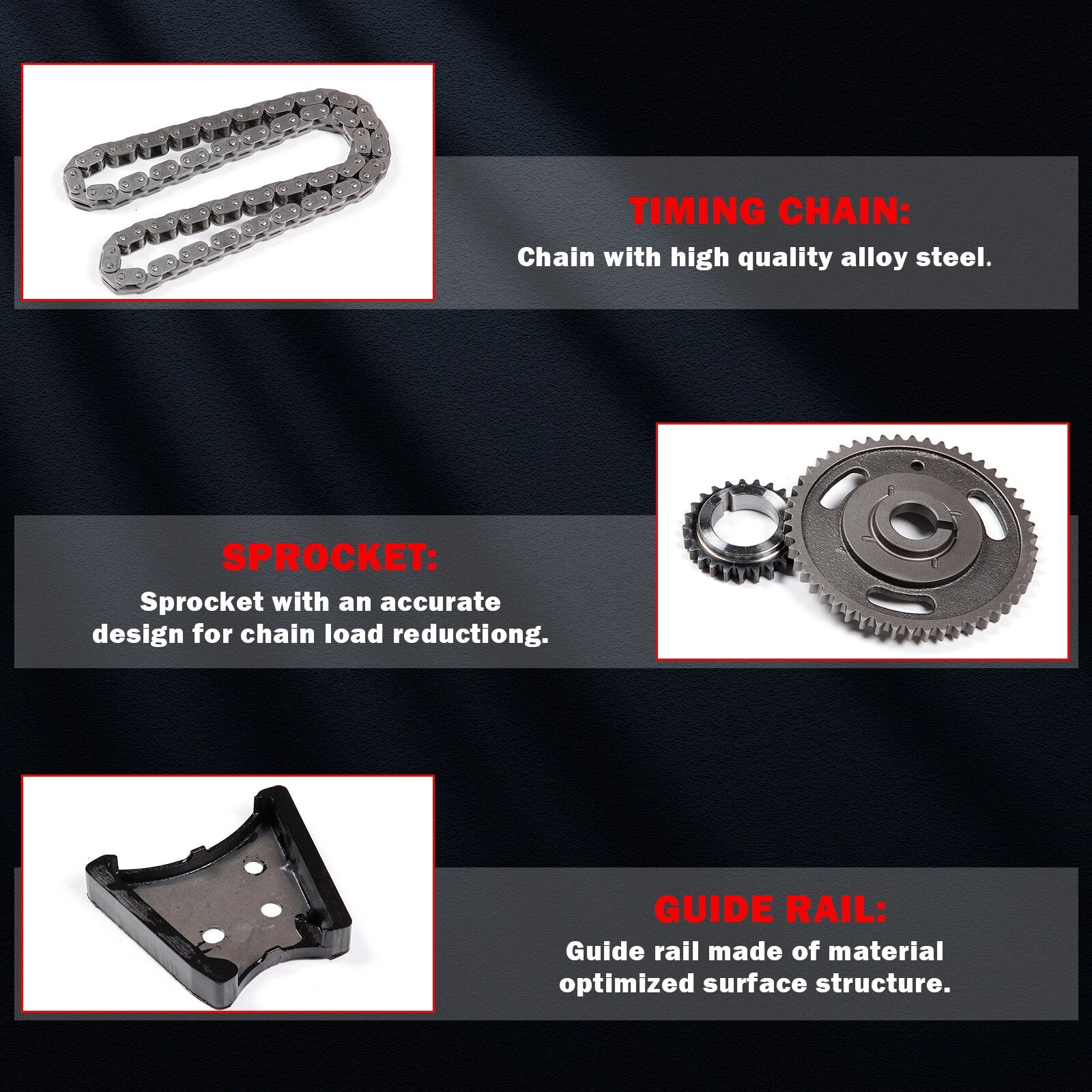 Timing Chain Kit for Chevrolet Impala, Pontiac Grand Am (2000–2005)