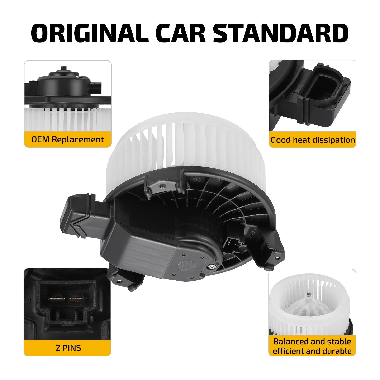 Blower Motor Fan for Lincoln Continental MKZ Nautilus (2017–2020)