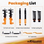 Coilovers Suspension Kit for Mercedes Benz C-Class (2001–2007) RWD Adjustable Height