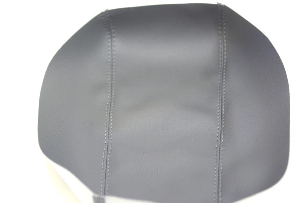 Center Console Armrest Cover for Ford Fusion (2013–2020) Gray Leather Synthetic