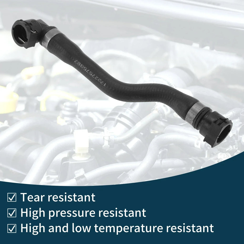Radiator Hose for BMW 750i V8 4.4L Coolant Pipe (2009 - 2015)