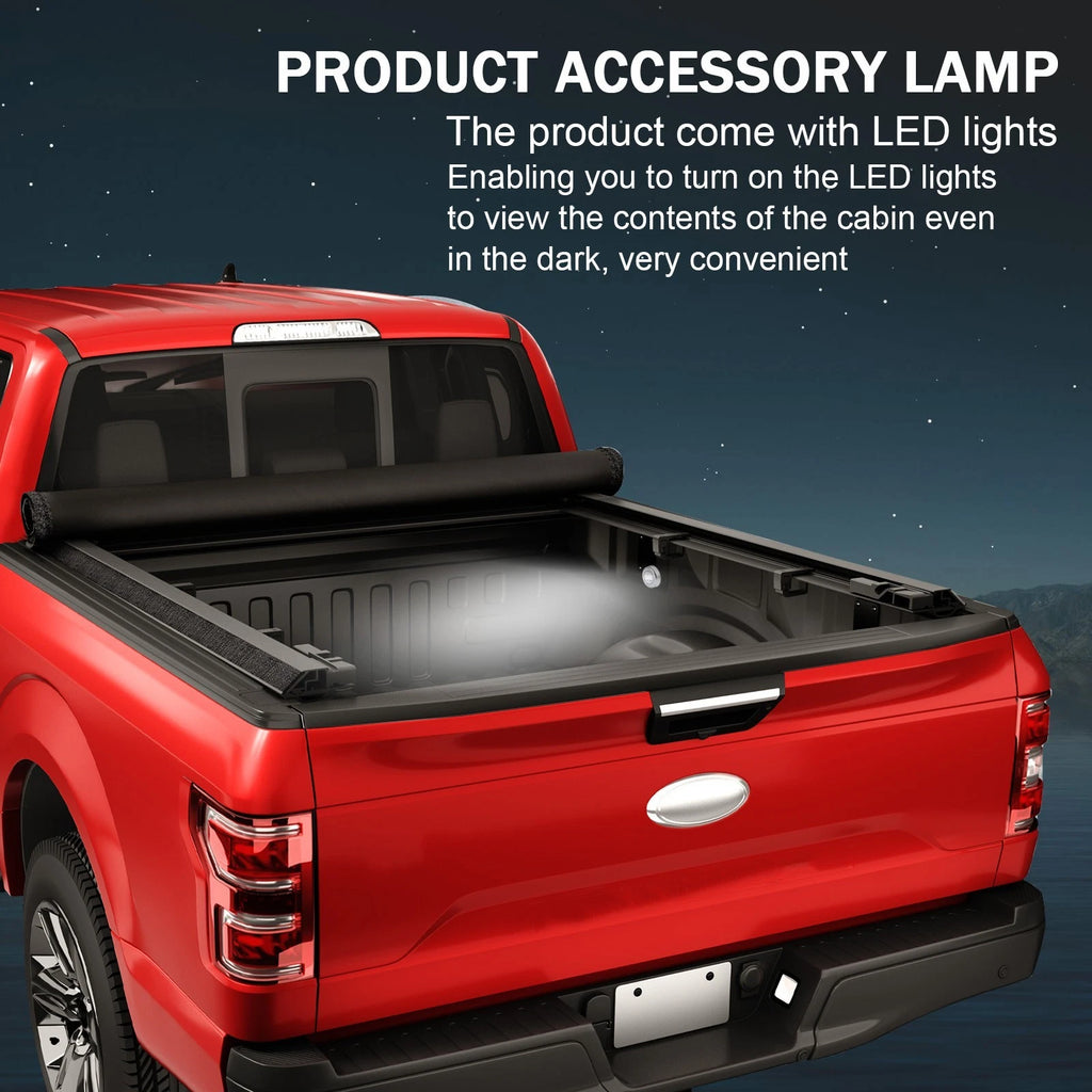 Soft Roll-Up Tonneau Cover for Ford F-150 (2004–2014) 5.5FT Bed