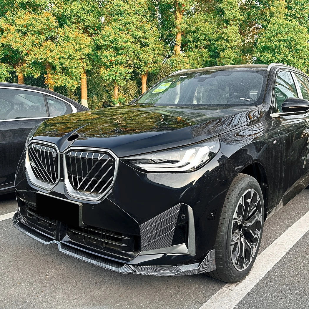 Carbon Style Front Bumper Side Vent Trims Covers for BMW X3 G45 M-Sport