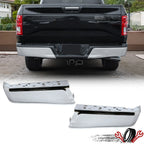 Set of 2 Rear Bumper End Caps Chrome for Ford F150 (2015–2020)