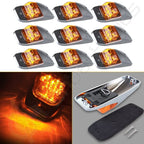 9pcs Raised Mid Roof Cab Marker Clearance Light for Mack DMM (2nd Series)