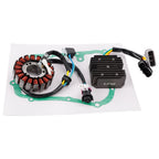 Stator Generator with 2 Plugs, Regulator & Gasket for Linhai ATV UTV 400CC (N/A)