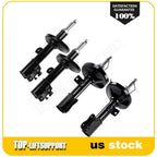 Set of 4 Suspension Struts for Suzuki Aerio (2004–2007)