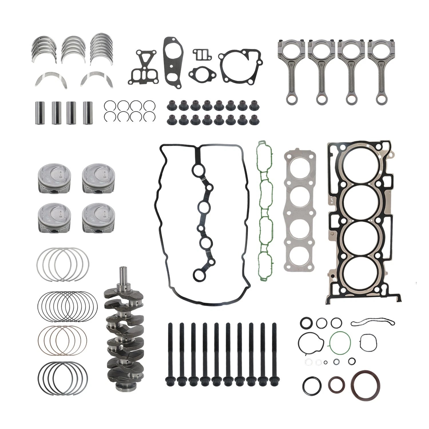 2.4L G4KJ Engine Rebuild Overhaul Kit for Hyundai Kia