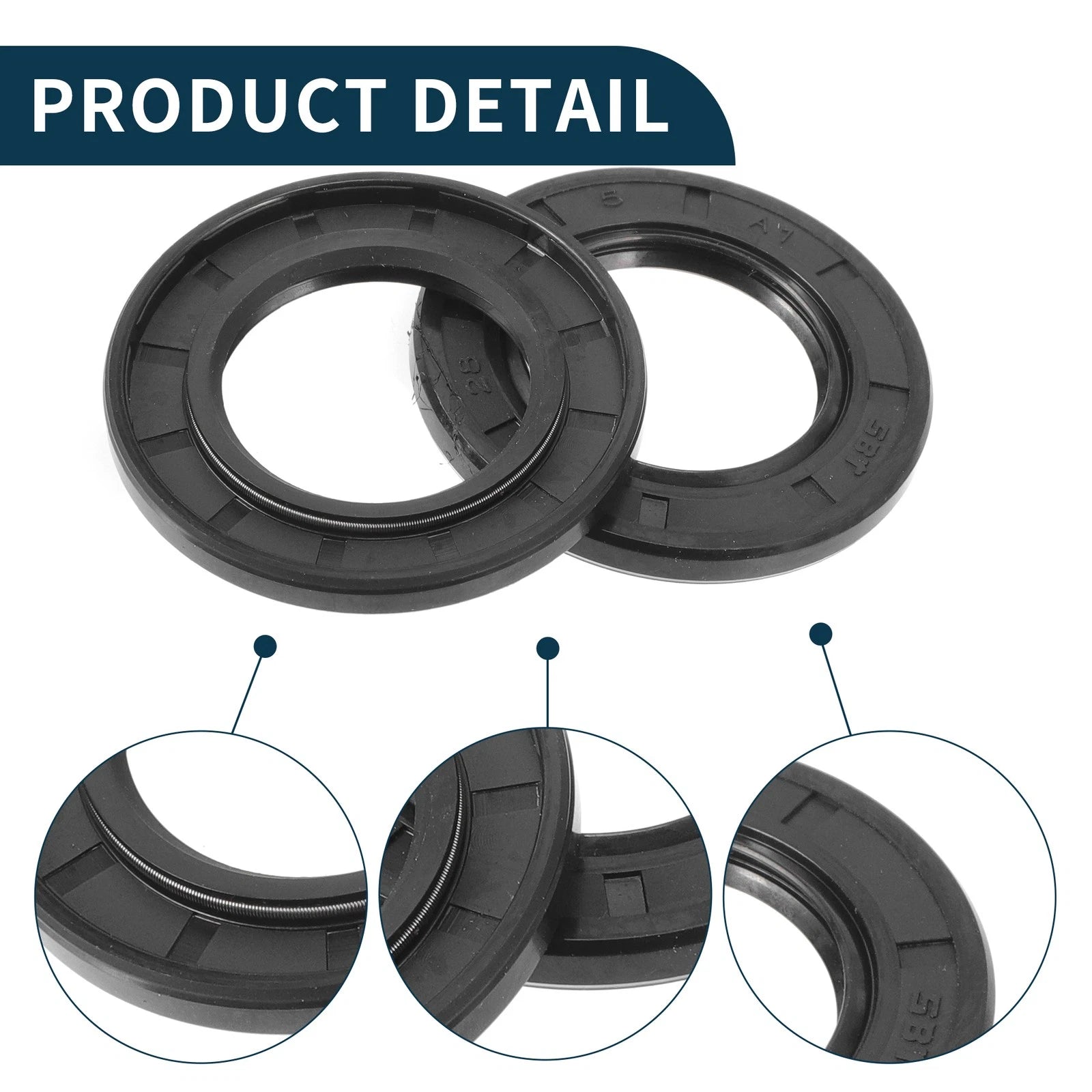 Set of 5 Oil Seal Rotary Shaft Seal NBR Rubber 28x47x5mm