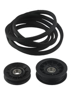 Idler Pulley Drive Belt Kit for Lawn Tractor (Oil Resistant, Width)