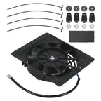 Universal Slim Push Pull Radiator Cooling Fan Mount Set for (12V 80W) (2000–2000)