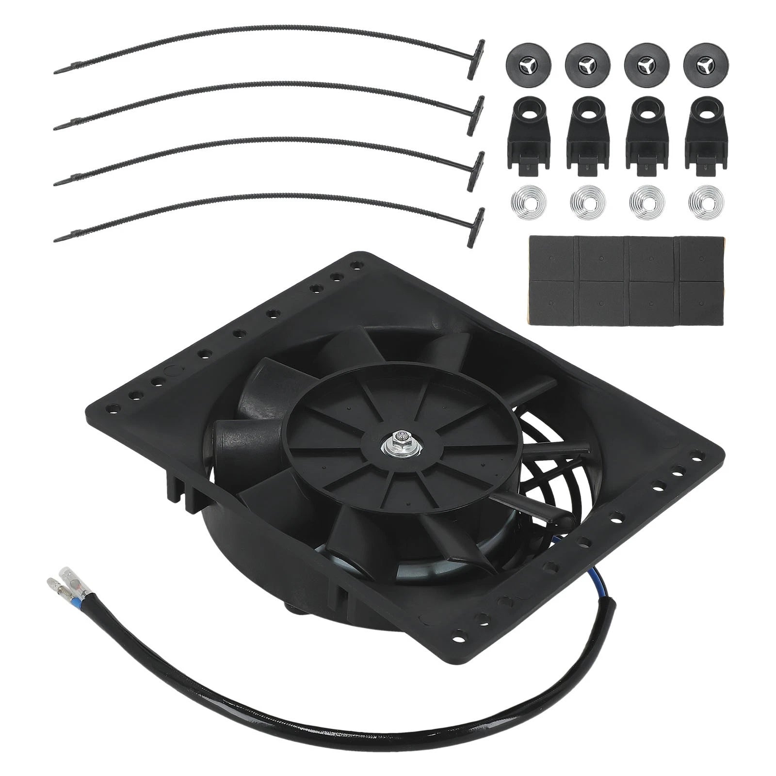Universal Slim Push Pull Radiator Cooling Fan Mount Set for (12V 80W) (2000–2000)