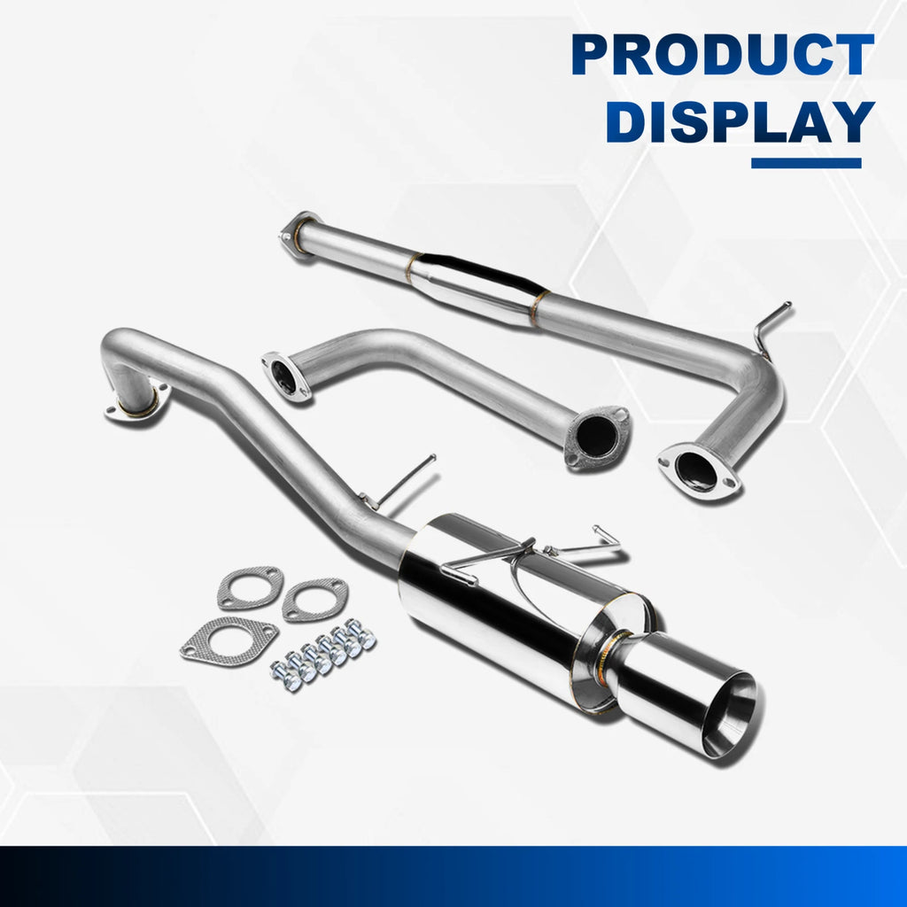 4" Muffler Tip Catback Exhaust System for Nissan Maxima V6 (2000–2003)