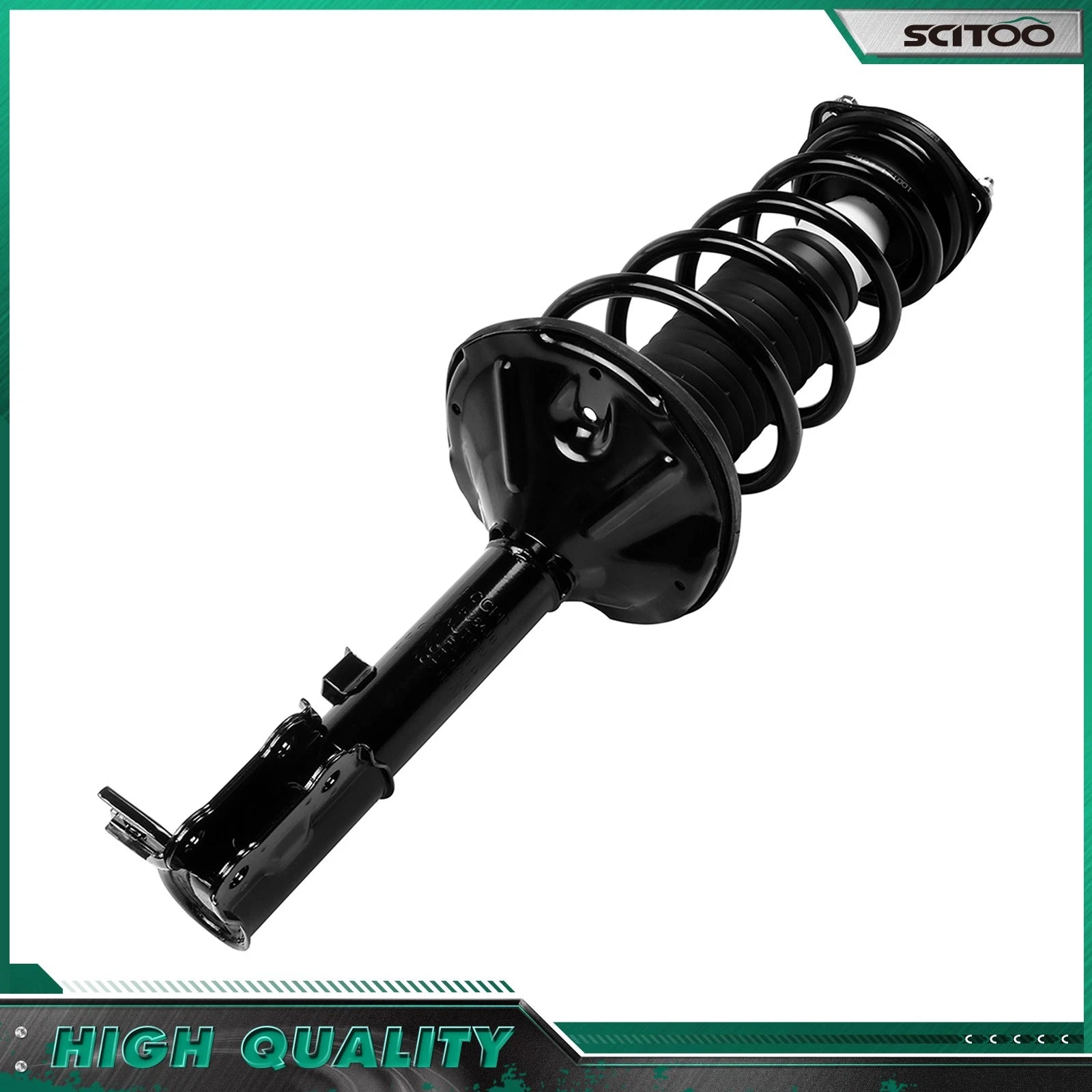 Set of 4 Quick Complete Struts with Coil Spring Assemblies for Hyundai Accent (2000–2005)
