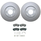 Front Brake Kit 299mm Rotors & Akebono ProACT Pads for Ford Fusion MKZ (2006–2012)