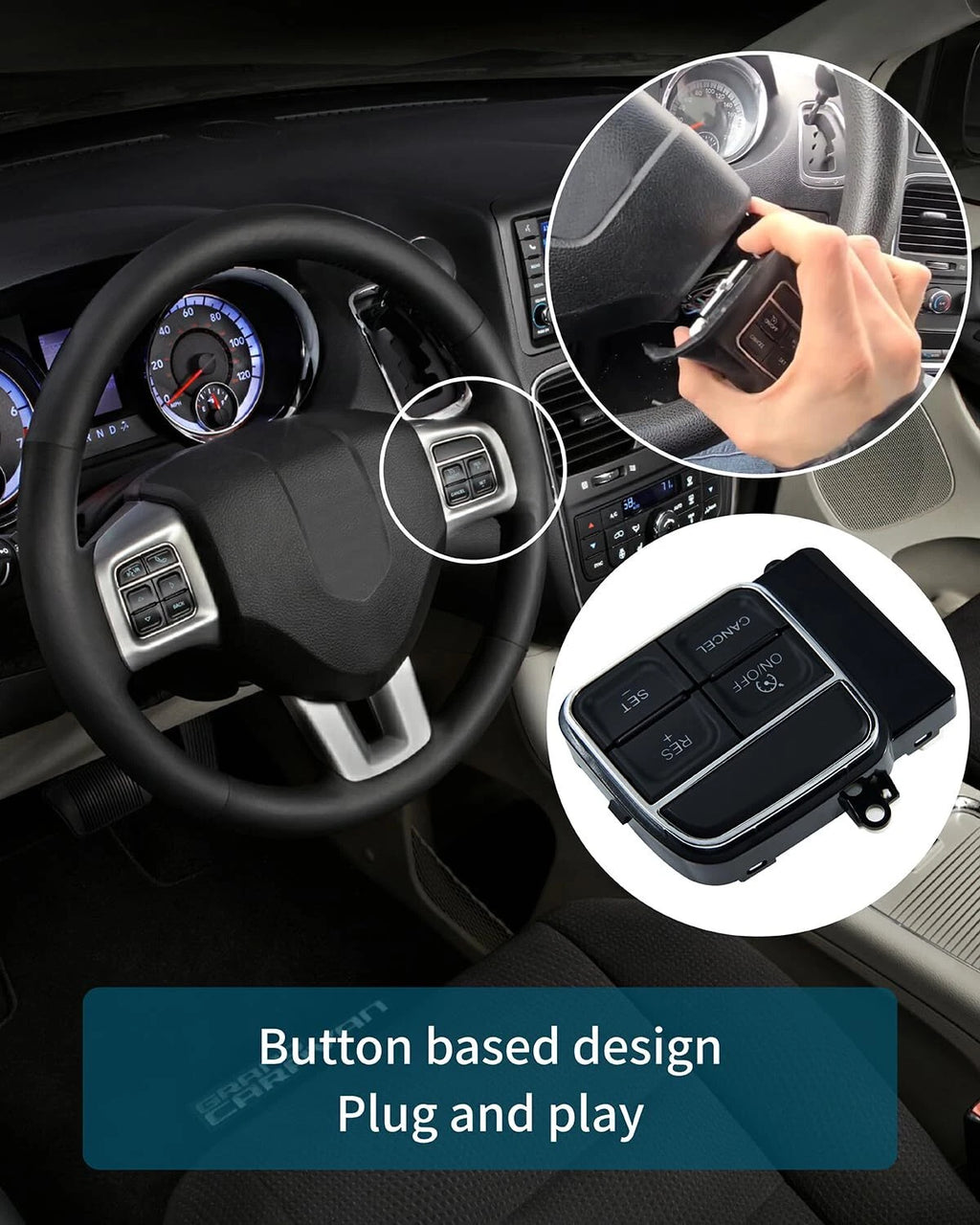 Cruise Control Switch for Chrysler 200 Dodge Charger Jeep (2011–2018)