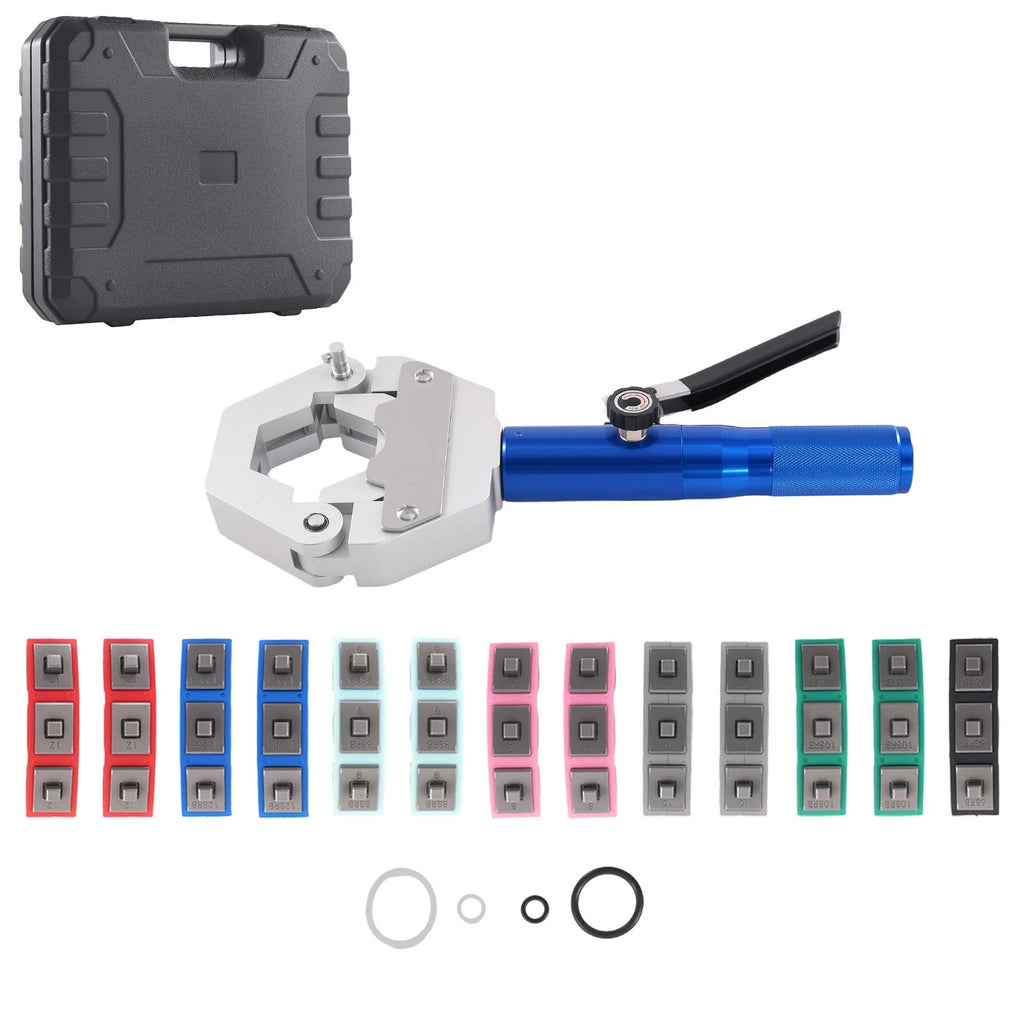 AC Hydraulic Hose Crimper Tool Set with 7 Dies for CRV (71500)