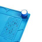 Blue Silicone Heat Resistant Soldering Mat 320 x 230 mm ESD Protection