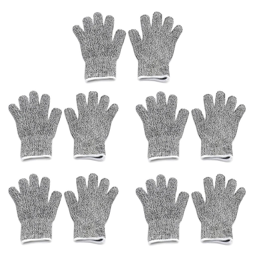 Cut Resistant Gloves for Kids (8-12 Years) Level 5 Protection - 5 Pair