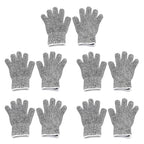 Cut Resistant Gloves for Kids (8-12 Years) Level 5 Protection - 5 Pair